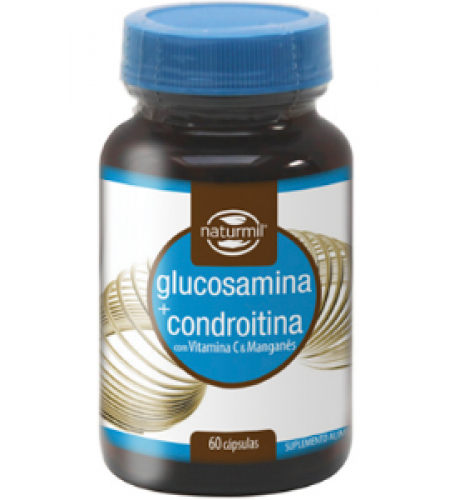 Glucosamina + Condroitina - 60 Cápsulas - Naturmil